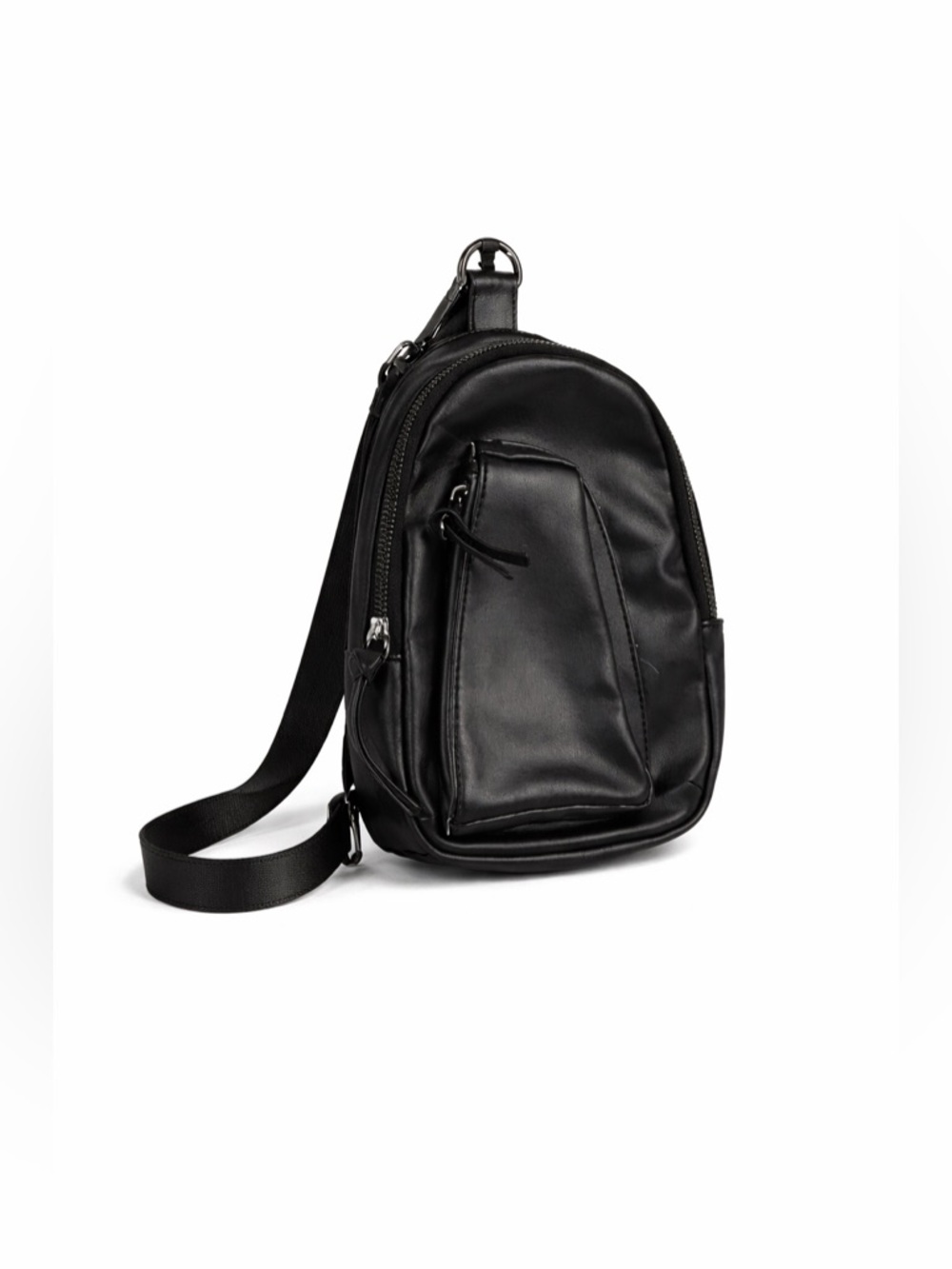 SUMMER & ROSE Women's BLACK Sequoia Sling Small Backpack Bag Handbag EUC